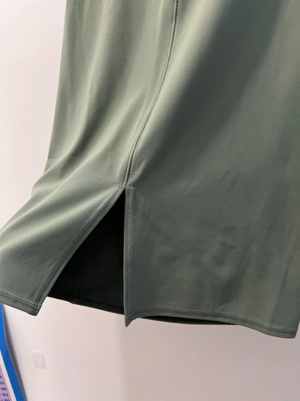 NWT❤️ 8 lululemon Nulu Slim-Fit High-Rise Skirt in Grey Eucalyptus